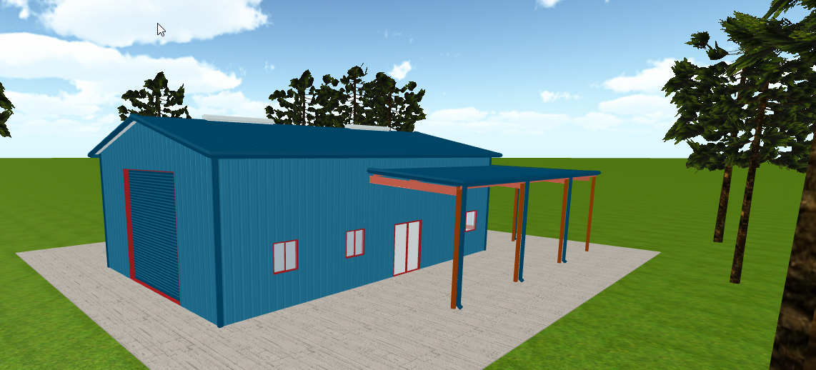 3D Steel Building Designer and Quote Tool 3D Steel Building